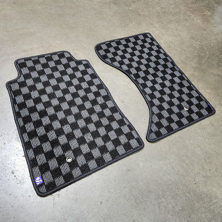 JDM style Checkered Floor mats for 2006-2015 NC Miata LHD MX5 LHD