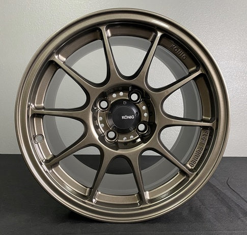 Konig Dekagram 16x8 4X100 ET35 Bronze 1990-2005 · 16X8