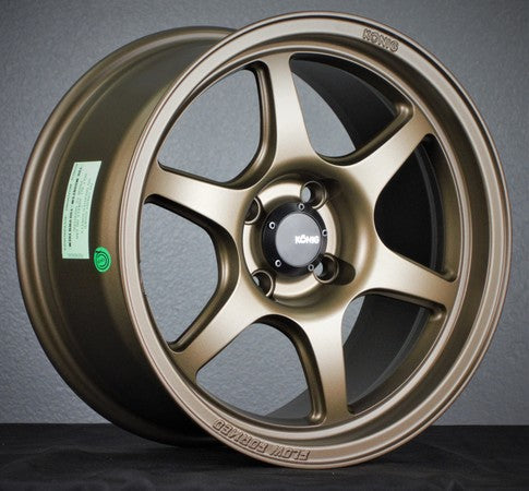 Konig Hexaform 15x8 +25 Matte Bronze