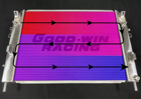 Triple-Pass MAXIMUM PERFORMANCE 42mm Radiator