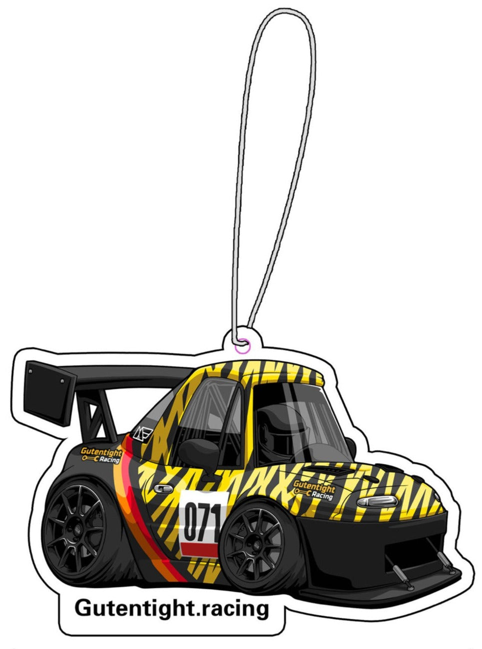 Miata-Themed 2 Scents Air Freshener: Cherry Bliss & Squash Delight