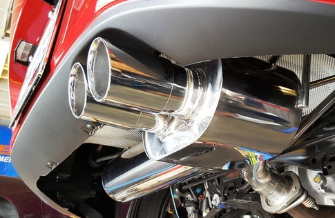 RoadsterSport SuperStreet TwinTip MIATA MX5-ND 2016-2024 Stainless Steel PREMIUM ADJUSTABLE SOUND MX5 Miata Exhaust with Helmholtz Chamber