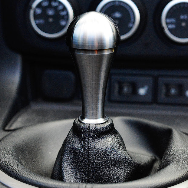 Teardrop Shift Knob Brushed Silver