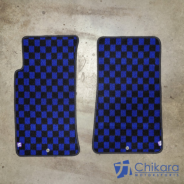 JDM style Checkered Floor mats for 90-05 Miata LHD