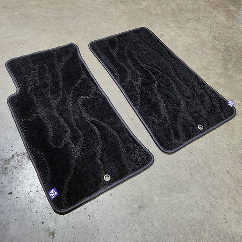 Chikara JDM style Black Weave Floor mats for 90 05 Miata LHD