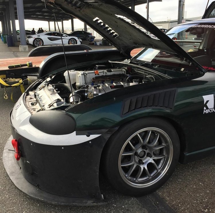 NA/NB MX-5 Black Miata Aluminum Fender Vents (1990-2005)