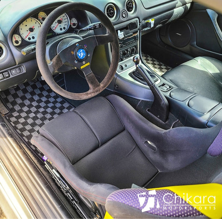 JDM style Checkered Floor mats for 90-05 Miata LHD