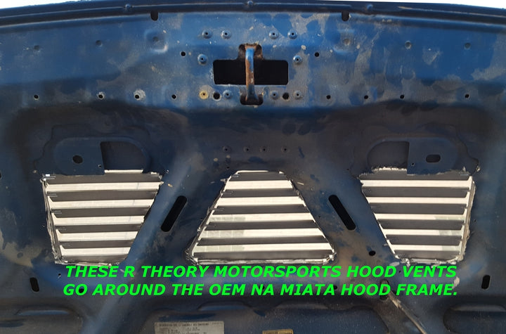 MX-5 Miata Aluminum Hood Vents (1990-1997)
