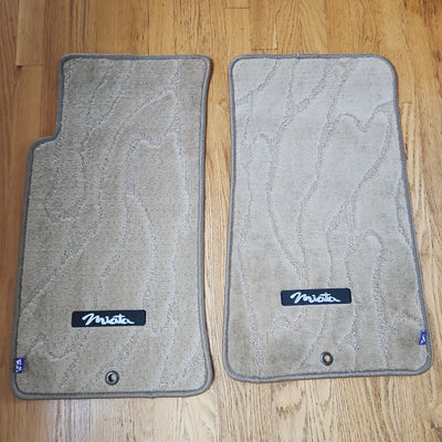 Chikara JDM style Tan Weave Floor mats for 90-05 Miata LHD - LIMITED EDITION