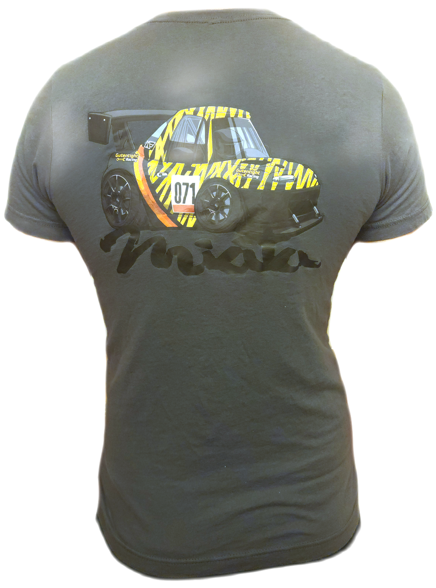 Mangrove Yellow NA Miata #071 Gutentight Racing T Shirt K24 Swapped