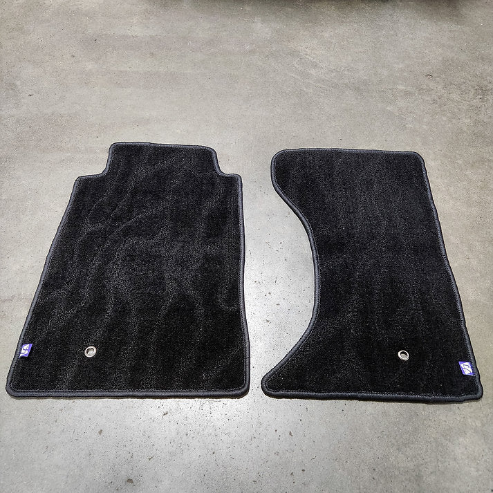 Chikara JDM style Black Wave Floor mats for 2006-2015 NC Miata MX5 LHD