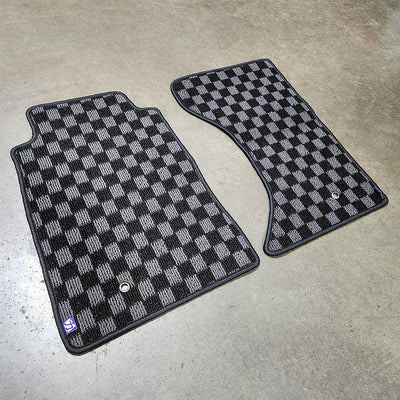 Chikara JDM style Checkered Floor mats for 2006-2015 NC Miata LHD MX5 LHD