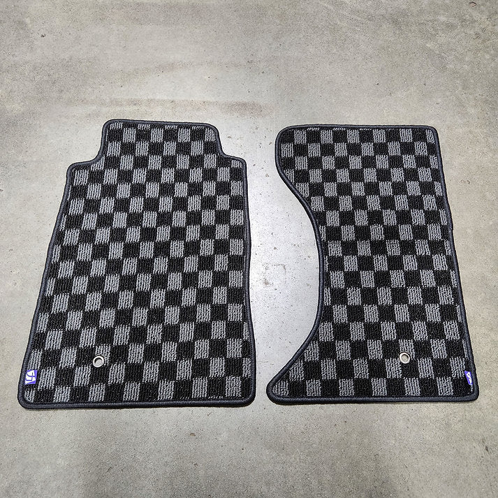 Chikara JDM style Checkered Floor mats for 2006-2015 NC Miata LHD MX5 LHD