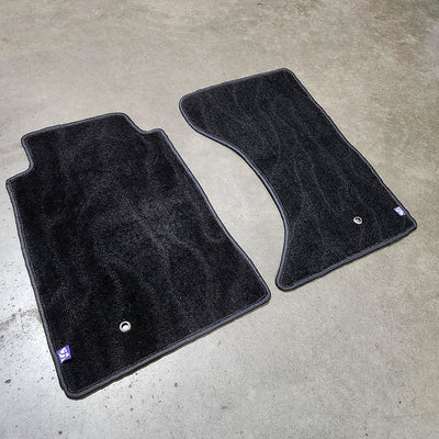 Chikara JDM style Black Wave Floor mats for 2006-2015 NC Miata MX5 LHD