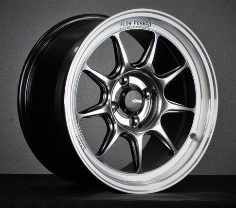 Konig Countergram 15x8 +25 Hyper Chrome w/ Machined Lip