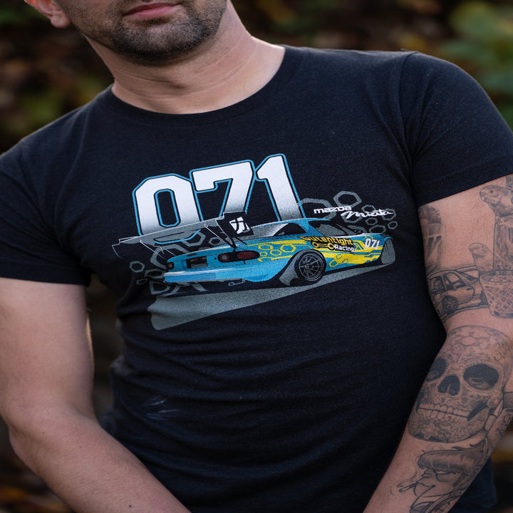 071 Gutentight Racing Miata T Shirt – Limited Edition