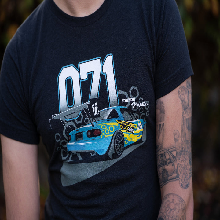 071 Gutentight Racing Miata T Shirt – Limited Edition