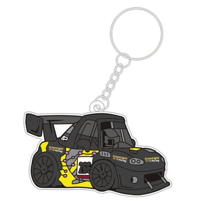 Miata Toon 3D Die-Cut Rubber Keychain: A Playful Tribute to Your Passion for the Iconic NB Miata