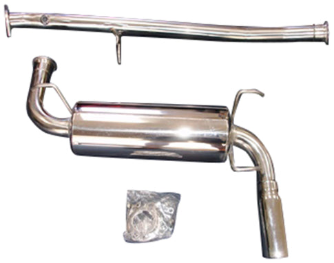 COMPLETE Cat-Back RoadsterSport 3 Miata Polished Stainless Steel Exhaust for 90-97