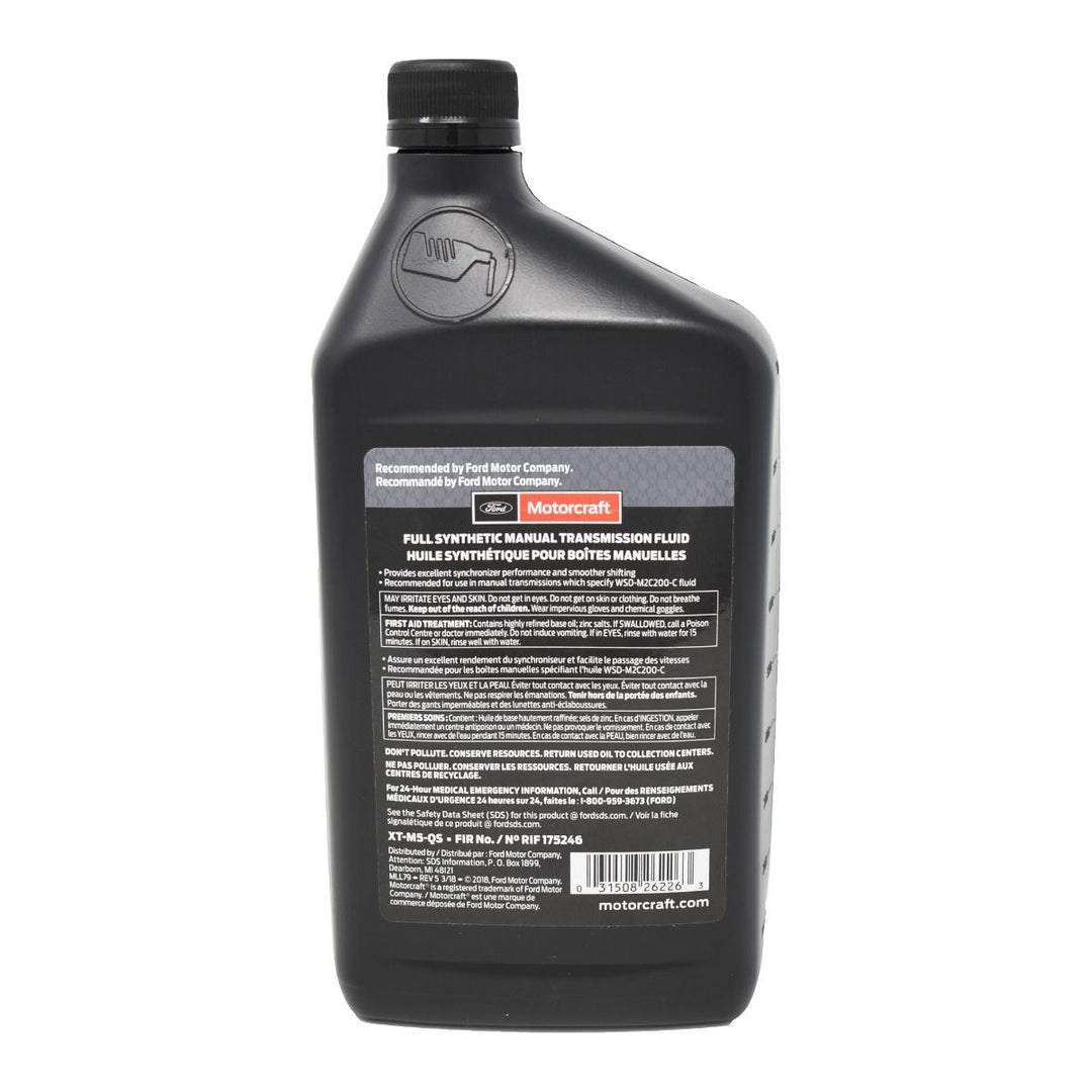 Motorcraft XT-M5-QS Full Synthetic Manual Transmission Fluid – 1 Quart