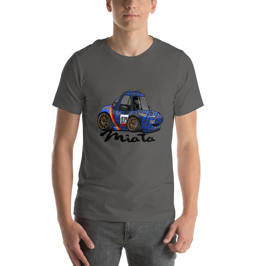 Blue NA Miata #079 Gutentight Racing Ultra Soft Shirt Mazda