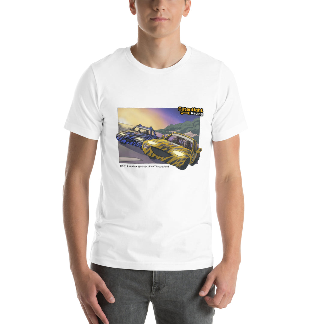 Vintage Miata Racing Cartoon Super Soft T Shirt