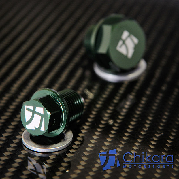 Green Magnetic Oil Drain Plugs