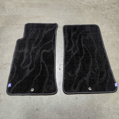 Chikara JDM style Black Weave Floor mats for 90-05 Miata LHD