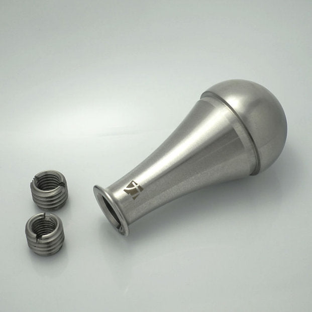  78mm Teardrop Shift Knob Brushed Silver