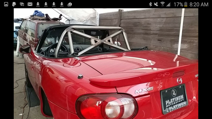 X-treme Roll Bar '90-'05 Mazda Miata Red