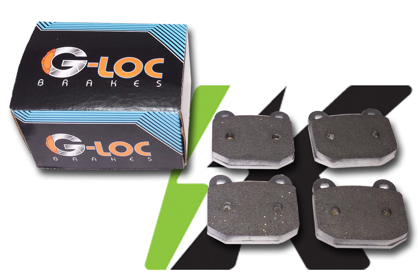 G-Loc  Brake Pads for Dynalite Caliper with abox