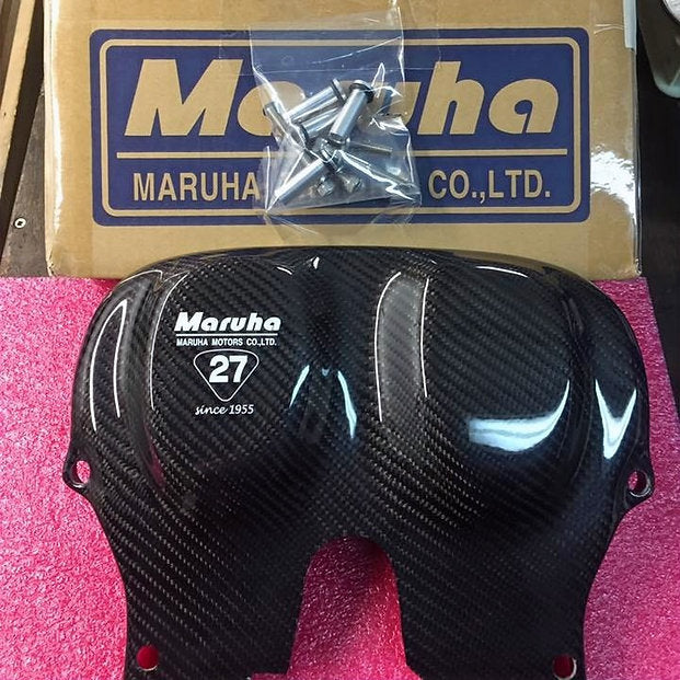 Maruha Carbon Timing Belt Cover (27 Logo front) NA Miata 90-97