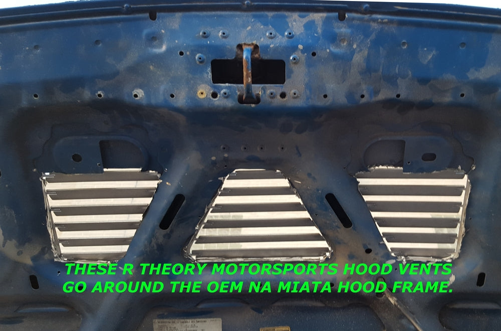  MX-5 Miata Aluminum Hood Vents (1990-1997)